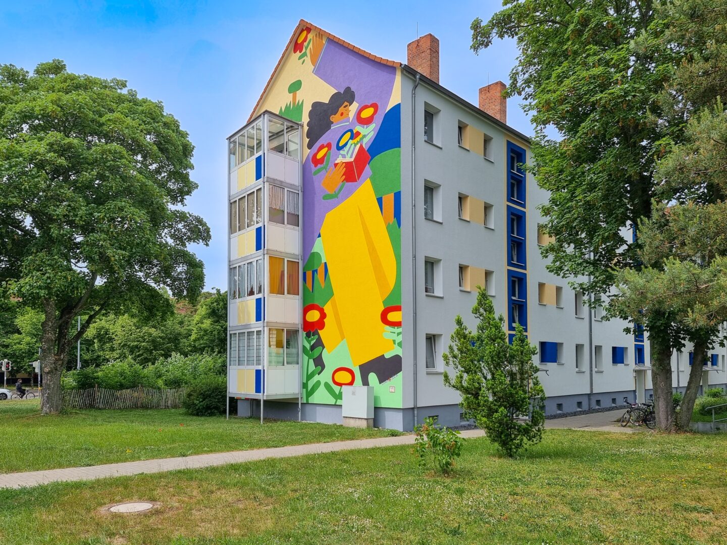 Giebelseite des Objektes